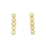Load image into Gallery viewer, Glistra Pearl 18k Gold Plated Sterling Silver Earrings