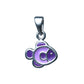 Ontique 925 Silver Fish Shaped Pendant For Women