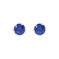 Ontique 925 Silver Ocean Blue Studs Earrings For Women