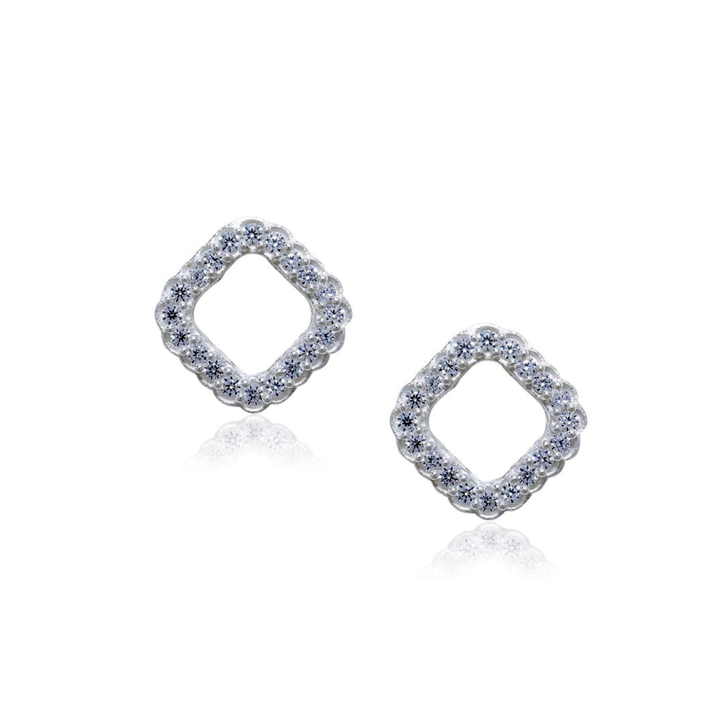 Rom com diamond Stud Earrings