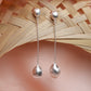 Contemporary Pearl Drop Earrings