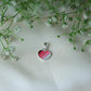 Ontique 925 Silver Striped Heart Shaped Pendant For Women