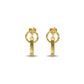 Golden Vogue Hoop Earrings For Women