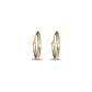 Elegant Fusion Golden Hoops Earrings