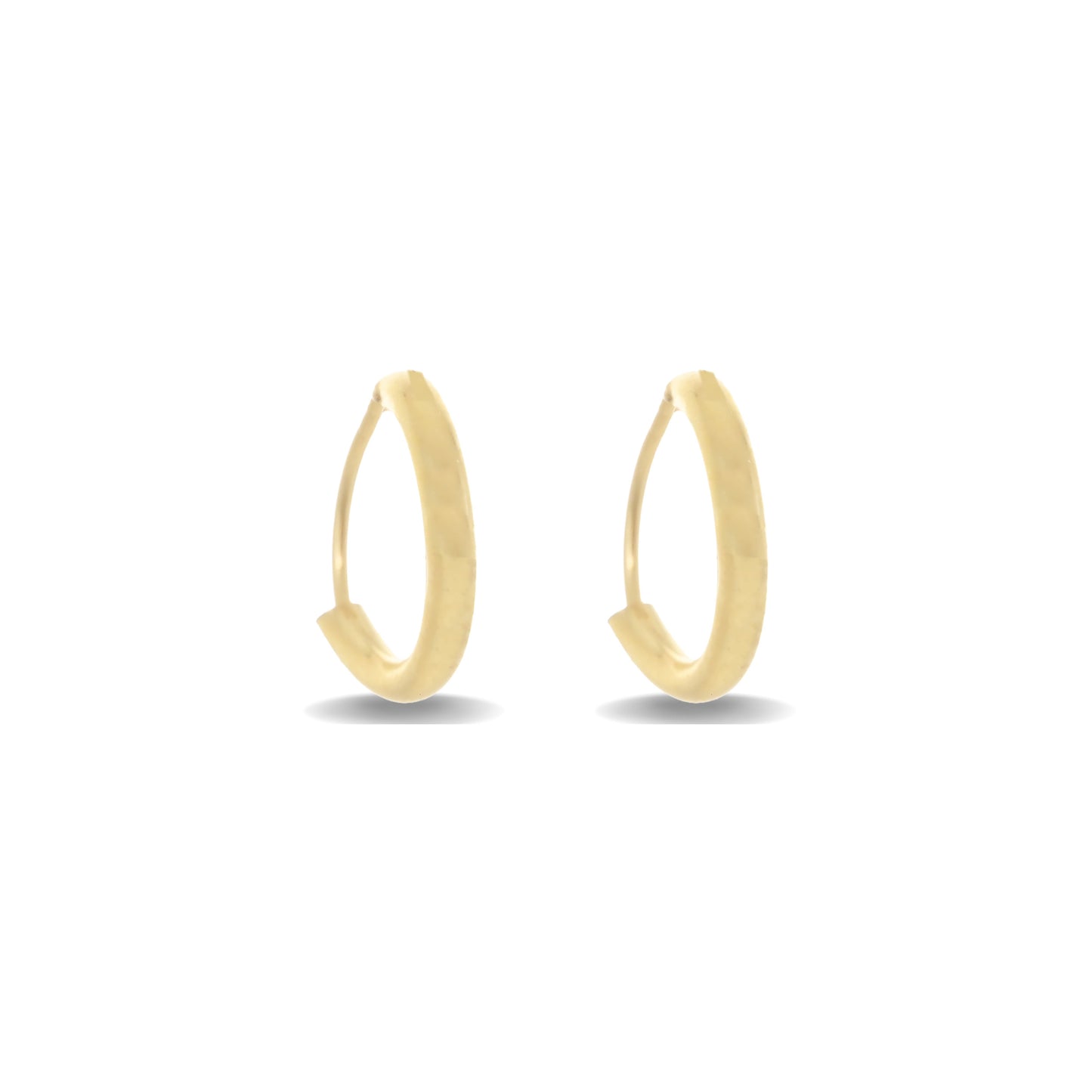 Elegant Golden Vogue Hoop Earrings For Women