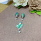 Butterfly wing Tricolor pearl drop Earrings and Pendant Set