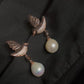 Sparrow Gleam Black pearl drop Earrings