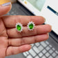 Forest Sunset Diamond Stud Earrings