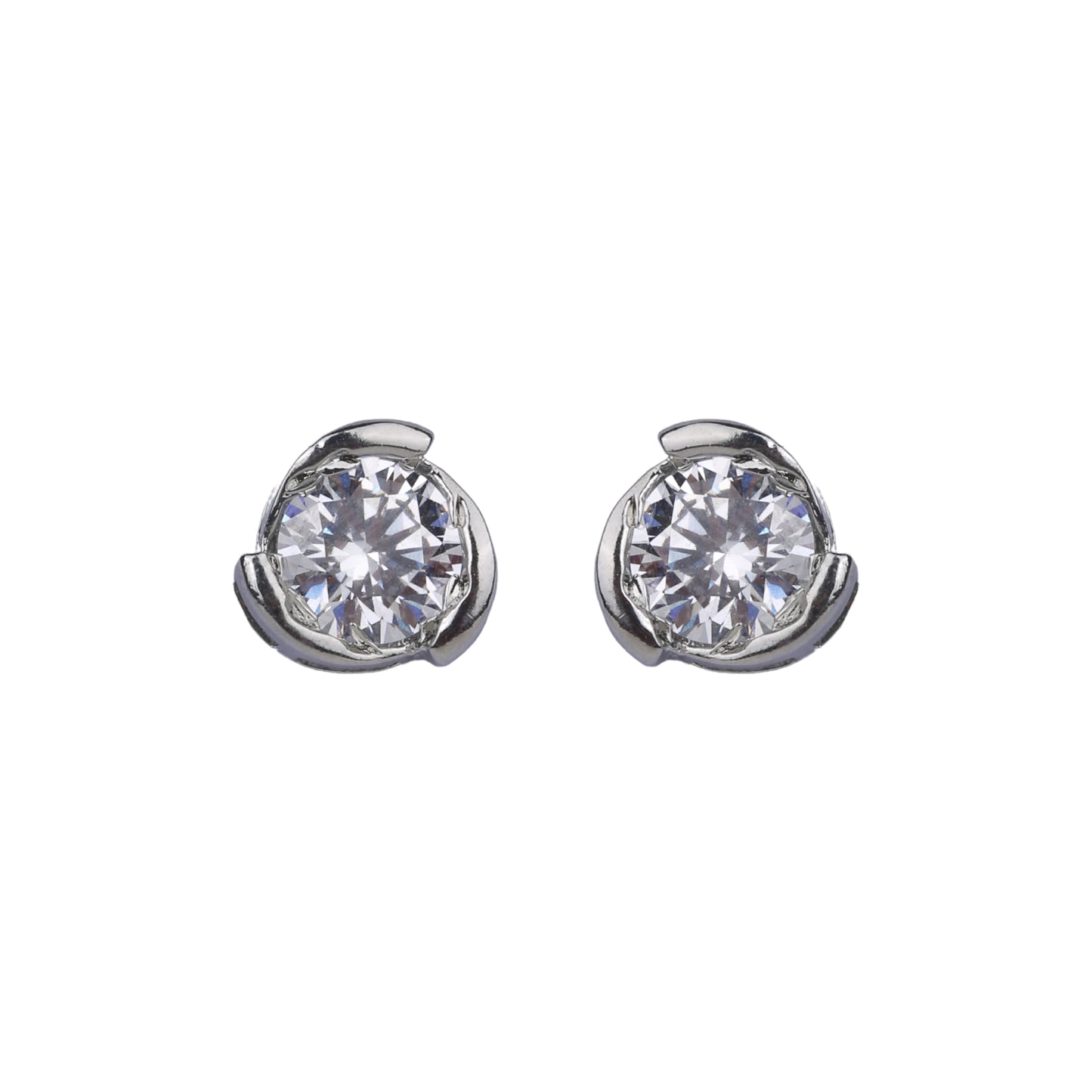 Whirlwind Swarovski Diamond Stud Earrings
