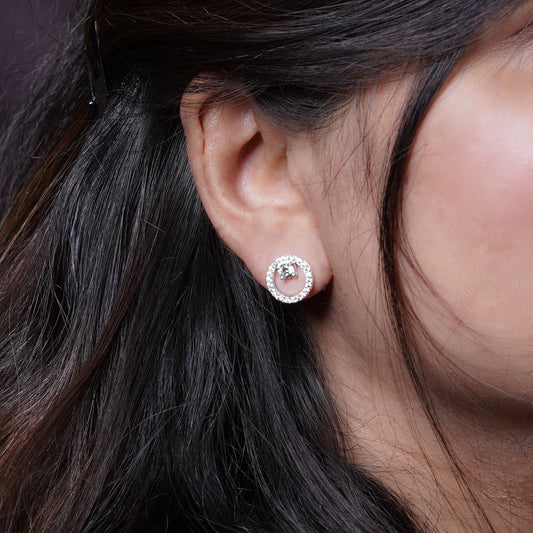Aleeza Bloom Diamond Stud Earrings