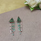 Emerald Spell Diamond Dangle Earrings