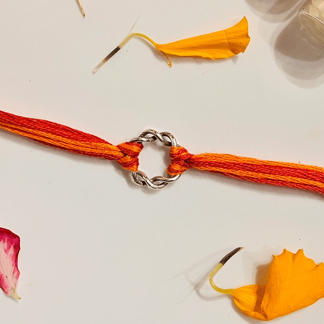 Silver Ring Rakhi