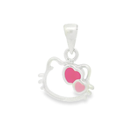 Load image into Gallery viewer, Ontique 925 Silver Cat Shaped Pendant For Kids
