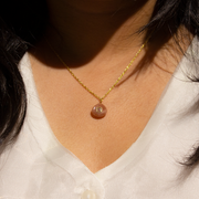 Liora One Drop 18K Gold Plated Sterling Silver Pendant Chain Necklace