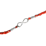 Load image into Gallery viewer, Silver infinity loop Rakhi
