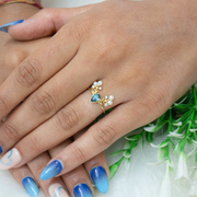 Vow Reindeer Sterling Silver Adjustable Ring