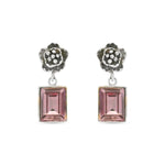 Load image into Gallery viewer, Rose Affair diamond drop Earrings
