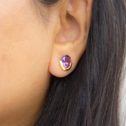 Viora 18k Gold Plated Sterling Silver Earrings