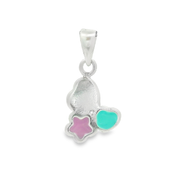 Ontique 925 Silver Balloon Shaped Pendant For Kids