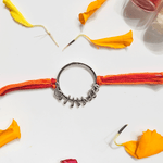 Load image into Gallery viewer, Silver Music Rakhi

