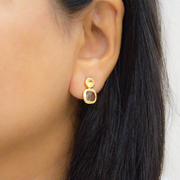 Noor 18k Gold Plated Sterling Silver Earrings