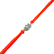 Silver Lotus Rakhi
