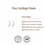 Load image into Gallery viewer, Tiny Cartilage Stud Earrings
