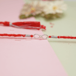 Load image into Gallery viewer, Silver infinity loop Rakhi
