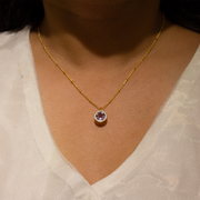 Auriana 18K Gold Plated Sterling Silver Pendant Chain Necklace