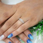 Serene Sterling Silver Adjustable Ring