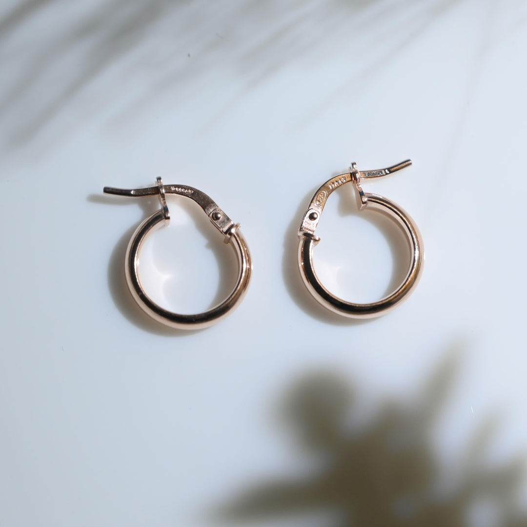 Classic Glimmer Hoop Earrings For Women