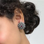 Load image into Gallery viewer, Srishti Oxidised Silver Earrings for Women
