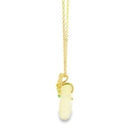 Load image into Gallery viewer, Tulip Curve Golden Sterling Silver Pendant Chain
