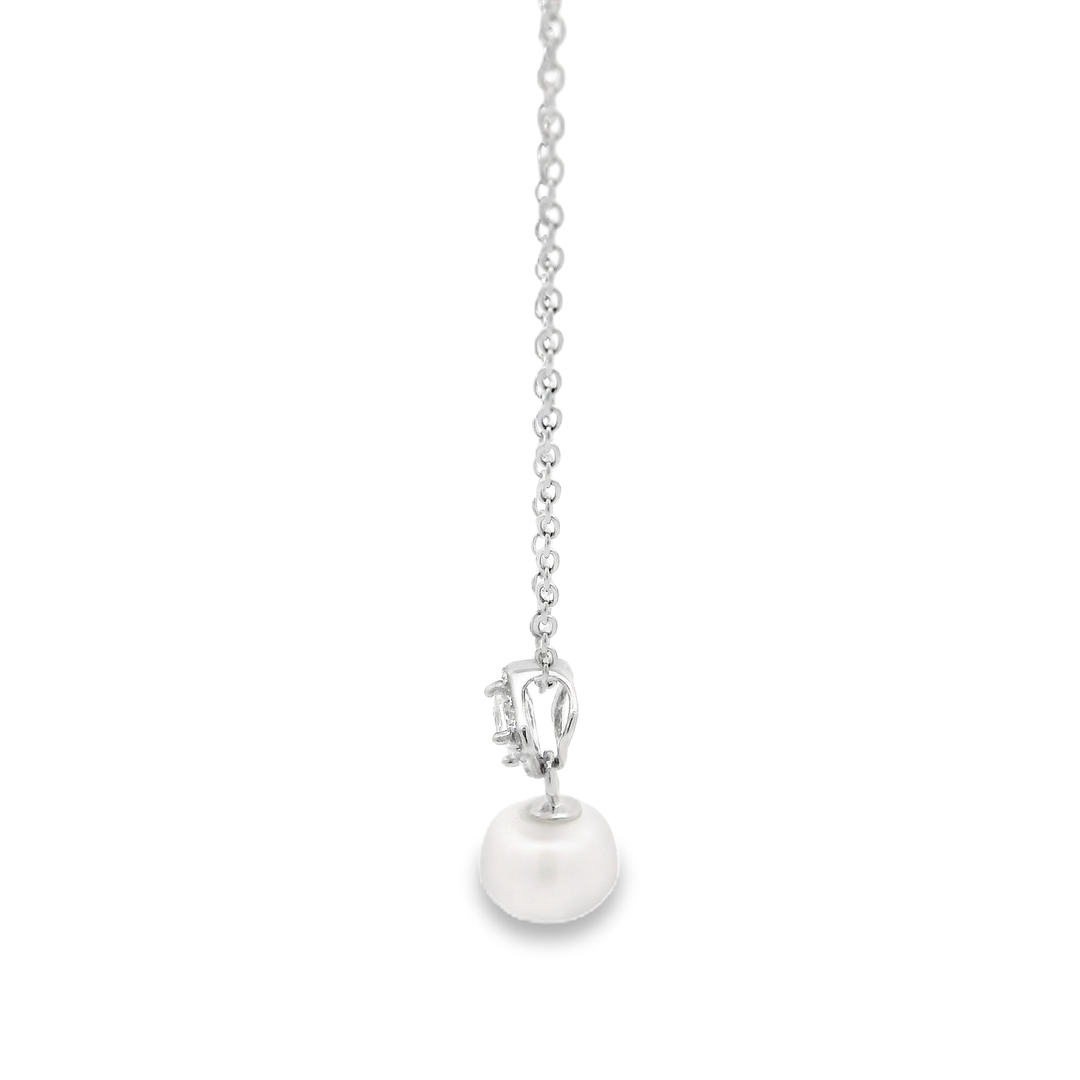 Mystic Pearl Sterling Silver Pendant Chain