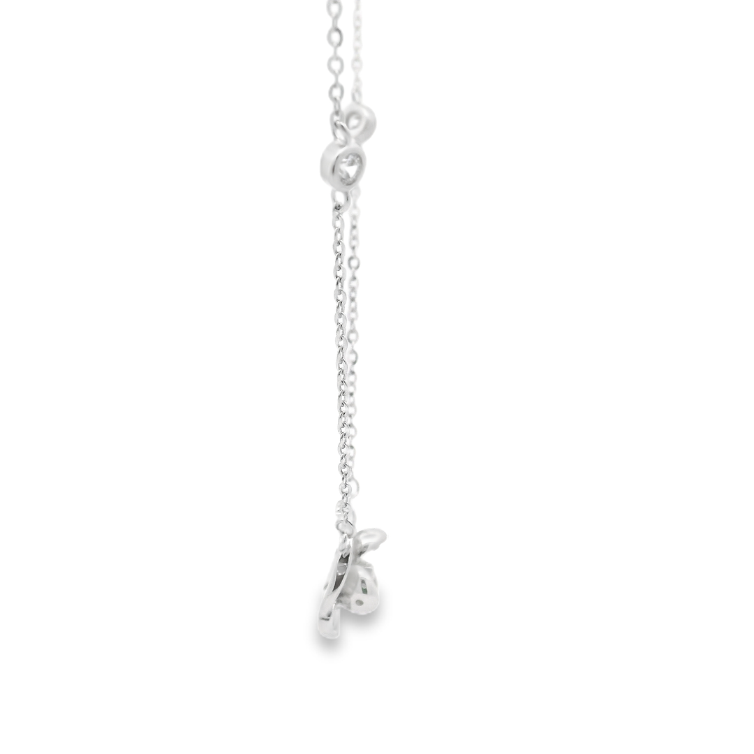 Radiant Aura Sterling Silver Pendant Chain