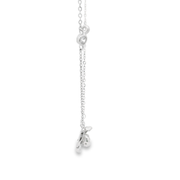 Radiant Aura Sterling Silver Pendant Chain