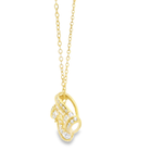 Load image into Gallery viewer, Eternal Frame Golden Sterling Silver Pendant Chain
