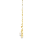 Load image into Gallery viewer, Pearl Daffodil Golden Sterling Silver Pendant Chain
