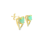 Ora 18k Gold Plated Sterling Silver Earrings