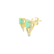 Ora 18k Gold Plated Sterling Silver Earrings