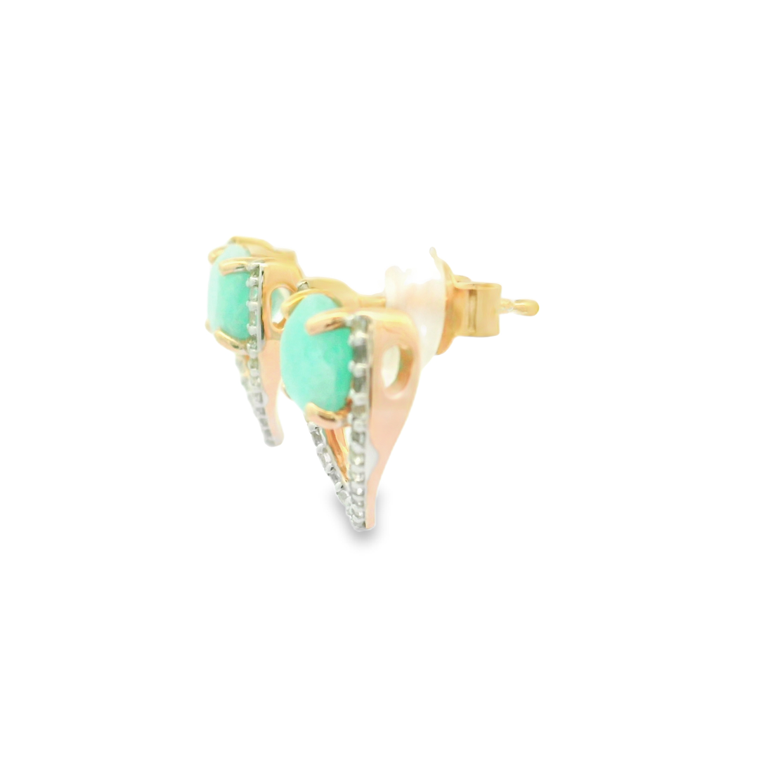 Tara 18k Gold Plated Sterling Silver Earrings