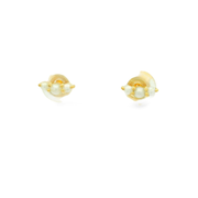 Dewi Pearl 18k Gold Plated Sterling Silver Earrings