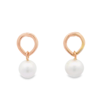 Load image into Gallery viewer, Orin Rose Gold 18k Gold Plated Sterling Silver Earrings

