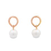 Orin Rose Gold 18k Gold Plated Sterling Silver Earrings