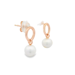 Load image into Gallery viewer, Orin Rose Gold 18k Gold Plated Sterling Silver Earrings
