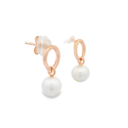 Orin Rose Gold 18k Gold Plated Sterling Silver Earrings