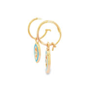 Elegant Heart-Shaped Gold Earrings