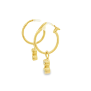 Ivorya 18k Gold Plated Sterling Silver Earrings
