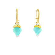 Zarna Drop 18k Gold Plated Sterling Silver Earrings