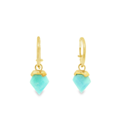 Zarna Drop 18k Gold Plated Sterling Silver Earrings